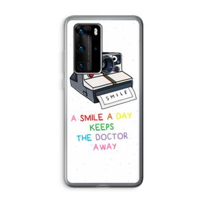 Smile: Huawei P40 Pro Transparant Hoesje
