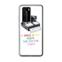 Smile: Huawei P40 Pro Transparant Hoesje