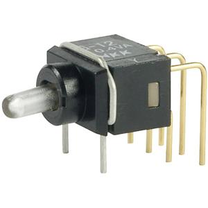 NKK Switches G12AP G12AP Tuimelschakelaar 28 V DC/AC 0.1 A 1x aan/aan Continu 1 stuk(s)