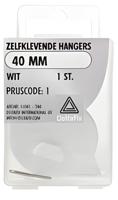 Zelfklevende hanger 40mm wit - Deltafix