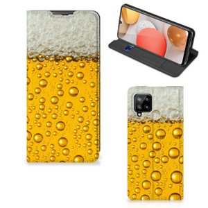 Samsung Galaxy A42 Flip Style Cover Bier