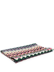 Missoni Home nappe rectangulaire à rayures - Noir