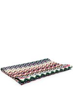 Missoni Home nappe rectangulaire à rayures - Noir