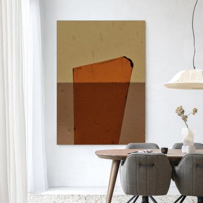 Urban Cotton Wandkleed 'Geen Soort Van Oranje' 110 x 145cm in Frame - black