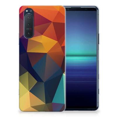 Sony Xperia 5II | TPU Hoesje | Polygon Color