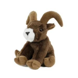 Knuffeldier steenbok - pluche knuffel - 13 cm - berg klim knuffel