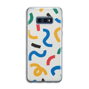 Illustratieve pop 2: Samsung Galaxy S10e Transparant Hoesje
