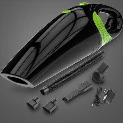Draadloze auto stofzuiger Mini Kruimelzuiger Super zuig van de natte en droge producten voor tweeërlei gebruik draagbare vacuüm Cleaner(Black+Green)