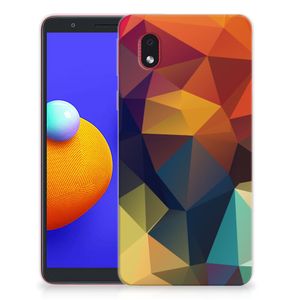 Samsung Galaxy A01 Core TPU Hoesje Polygon Color