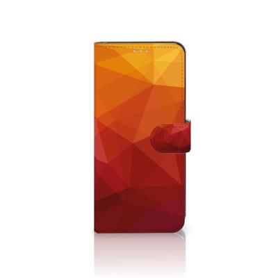 Book Case voor OPPO Find X5 Lite | Reno 7 5G Polygon Red