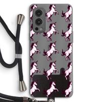 Musketon Unicorn: OnePlus Nord 2 5G Transparant Hoesje met koord Musketon Unicorn: OnePlus Nord 2 5G Transparant Hoesje met koord