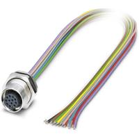 Phoenix Contact 1419713 Sensor/actuator inbouwconnector M12 Aantal polen (sensoren): 12 Bus, inbouw 0.50 m 1 stuk(s)