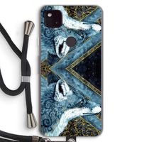 Golden Fox: Pixel 4a 5G Transparant Hoesje met koord