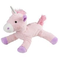 Eenhoorns speelgoed artikelen opwarmbare eenhoorn knuffelbeest roze 30 cm