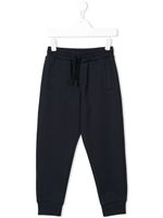 Dolce & Gabbana Kids pantalon de jogging à lien de resserage - Bleu - thumbnail