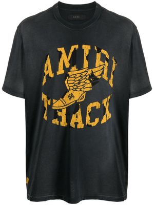 AMIRI t-shirt Track à manches courtes - Gris