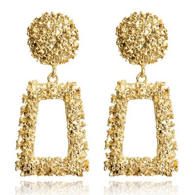 Cilla Chunky Geometrische Oorbellen - Gold