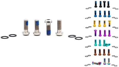 OAK components titanium screws set m6x16 for brake adapter (4 pieces)