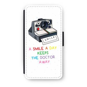Smile: iPhone 7 Plus Flip Hoesje