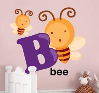 Sticker alfabet letter B