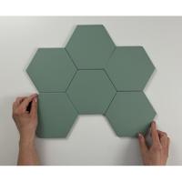 Cifre Ceramica Hexagon Timeless wand- en vloertegel - 15x17cm - 9mm - Zeshoek - Groen mat SW07311860-1