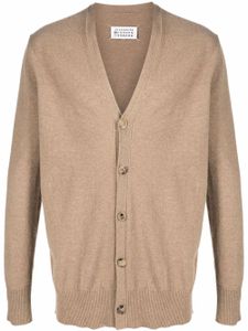 Maison Margiela cardigan à col v - Marron