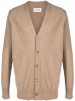 Maison Margiela cardigan à col v - Marron