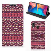 Samsung Galaxy A30 | Hoesje met Magneet | Aztec Paars