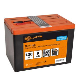 Gallagher Powerpack Alkaline batterij 9V/120Ah - 160x110x115mm - 008704 - 008704