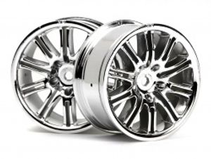 10 spoke motor sport wheel 26mm chrome