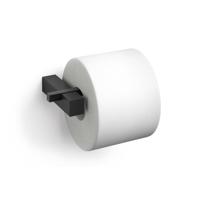 Zack Carvo Toiletrolhouder - zonder klep - zwart 40500