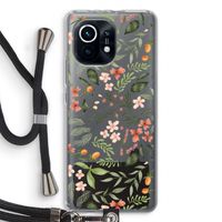 Sweet little flowers: Xiaomi Mi 11 Transparant Hoesje met koord