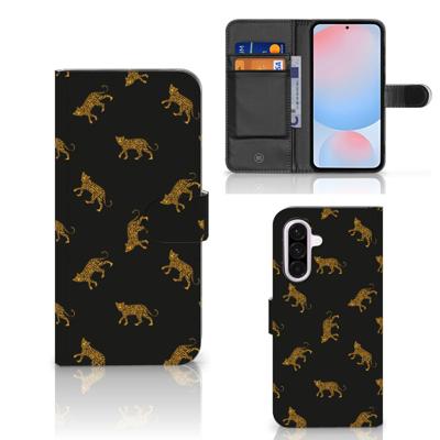 Telefoonhoesje | Met pasjeshouder | voor Samsung Galaxy A56 Leopards