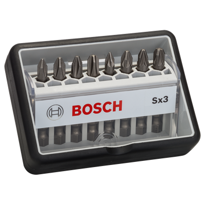 Bosch Accessoires 8-delige Robust Line bitset Sx Extra Hard (Ph,Pz) - 2607002558