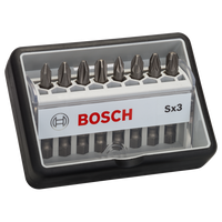 Bosch Accessoires 8-delige Robust Line bitset Sx Extra Hard (Ph,Pz) - 2607002558