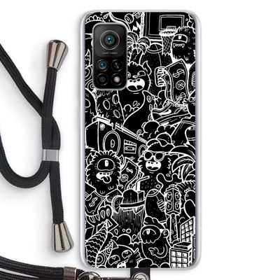 Vexx Black City : Xiaomi Mi 10T 5G Transparant Hoesje met koord