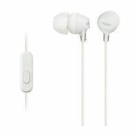 Hoofdtelefoon met microfoon Sony MDREX15APW.CE7 in-ear Wit