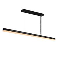 Brede zwarte LED hanglamp met ingebouwde Moodmaker Nordlux Skylar - thumbnail