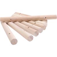 Creativ Company Houten staven voor onderzetter, d 14-15 mm, afm 18 cm, gatgrootte 4 mm, 108 stuk/ 1 doos