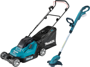 Makita DLM432Z + Makita DUR181Z (zonder accu)