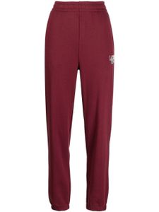 Lacoste pantalon de jogging à logo imprimé - Rouge