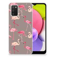 Samsung Galaxy A03S | TPU Hoesje | Flamingo Samsung Galaxy A03S | TPU Hoesje | Flamingo