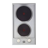 Beko HDCE32201X Inbouw Elektrische Kookplaat Inox Beko HDCE32201X Inbouw Elektrische Kookplaat Inox