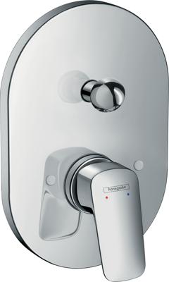 Hansgrohe Logis ééngreeps badmengkraan afbouwdee voor inbouwdeel 31741180, chroom
