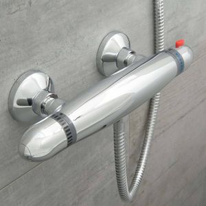SCHÜTTE douchemengkraan thermostatisch supra chroomkleurig