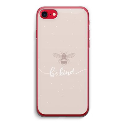Be(e) kind: iPhone SE 2020 Transparant Hoesje