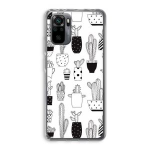 Cactusmotief: Xiaomi Redmi Note 10 Pro Transparant Hoesje
