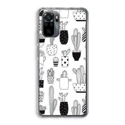 Cactusmotief: Xiaomi Redmi Note 10 Pro Transparant Hoesje