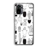 Cactusmotief: Xiaomi Redmi Note 10 Pro Transparant Hoesje