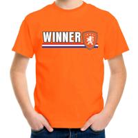 EK / WK Supporters t-shirt - voor kinderen - WINNER - Koningsdag